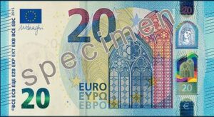 Neue 20 Euro-Schein Vorderseite