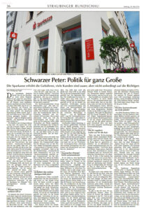 Straubinger Tagblatt, Sparkasse, Blog, Niederbayern, Gebühren