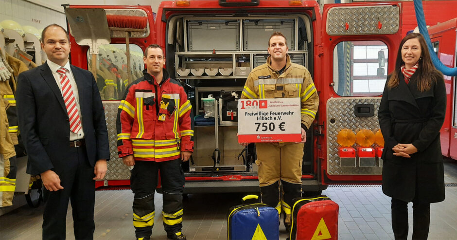 750 Euro für die Freiwillige Feuerwehr