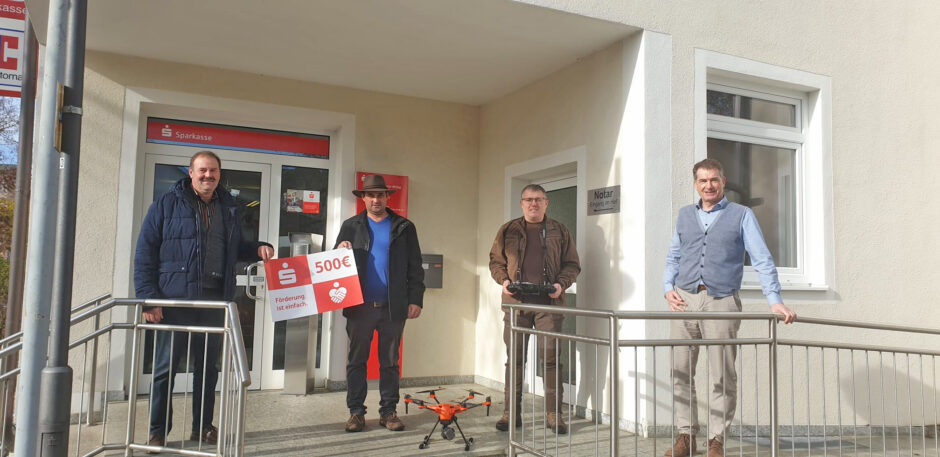 Rehkitzrettung Haibach erhält Spende in Höhe von 500 €