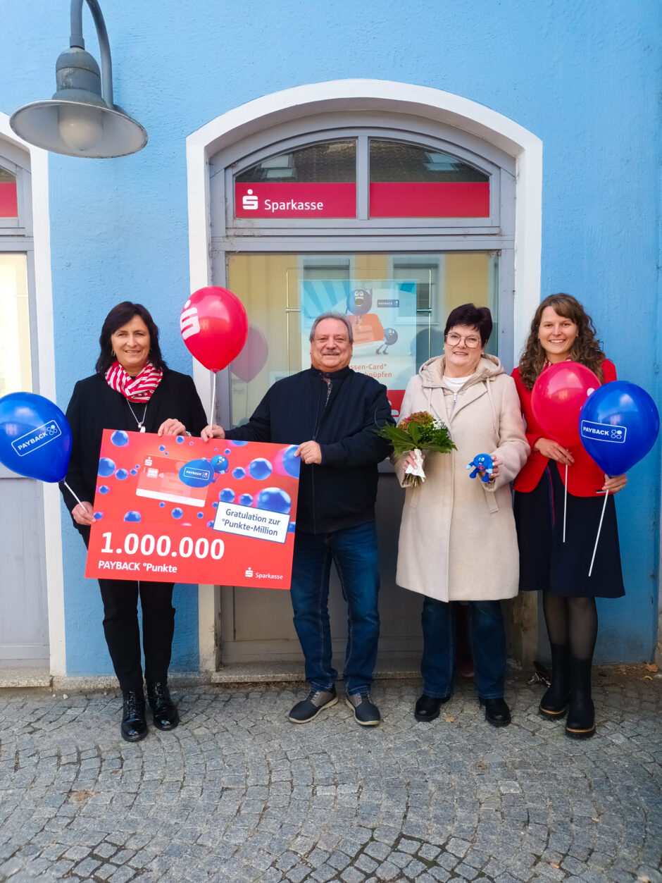 Punkte-Millionär in Mamming: Kunde der Sparkasse Niederbayern-Mitte gewinnt eine Million PAYBACK °Punkte bei bundesweiter Aktion