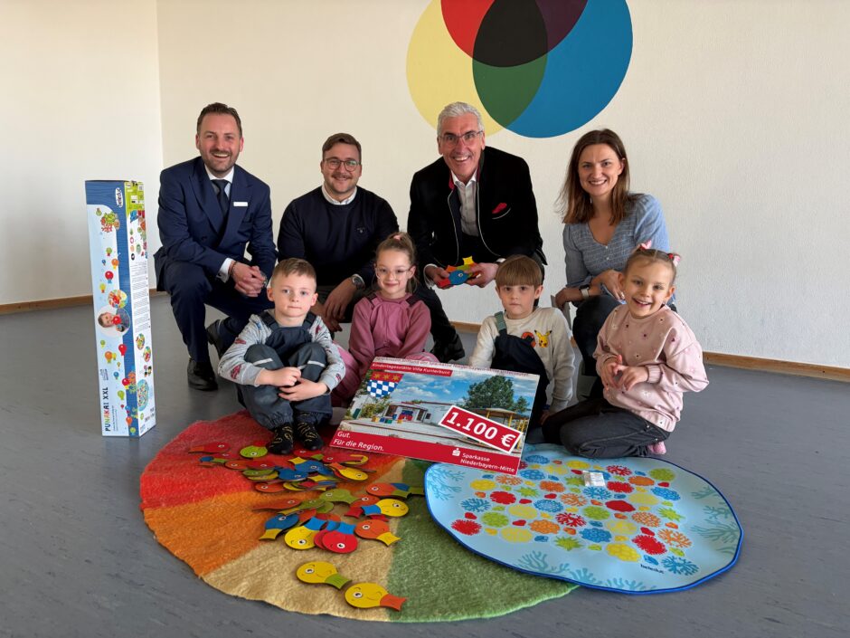 Sparkassenstiftung unterstützt Villa Kunterbunt mit 1.100 Euro